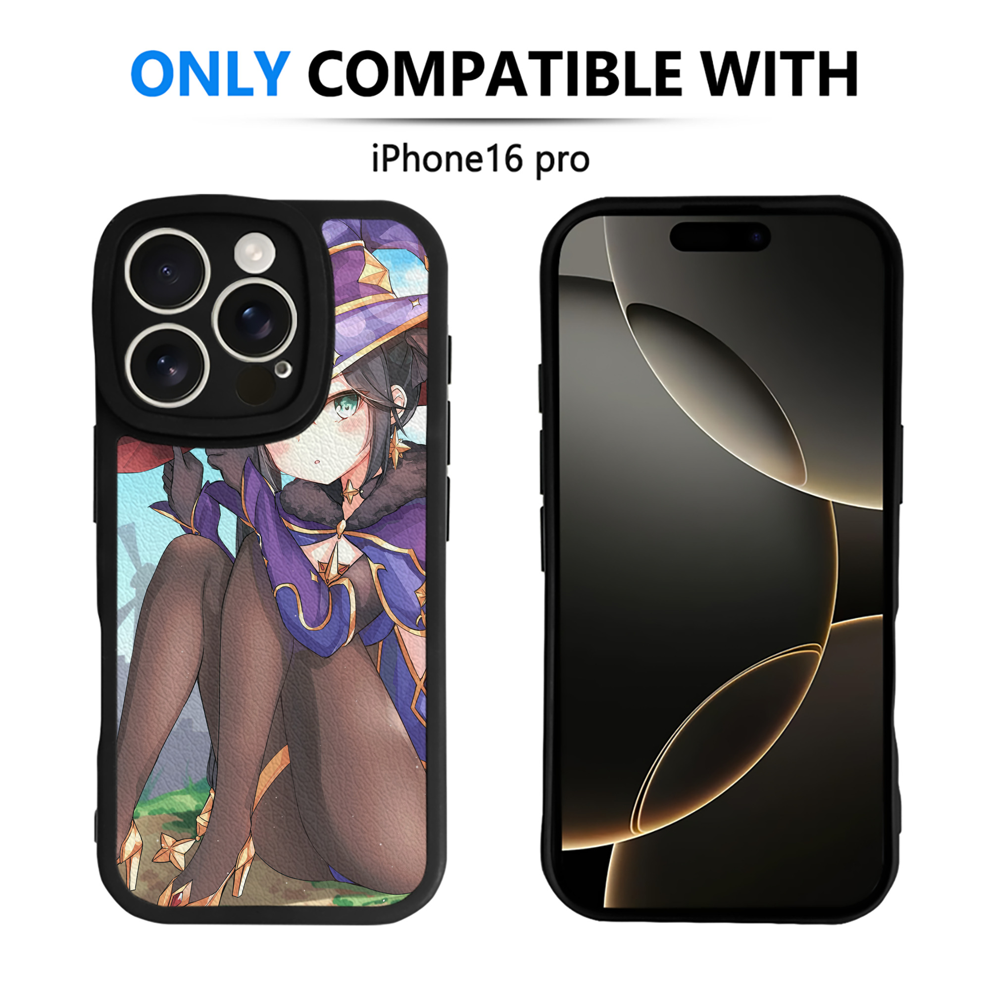 げんし神 genshin 【iPhone 16シリーズ対応】シリコンスマホケース（レザー調） 材質：シリコン